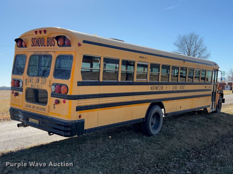 image for item FB3136 2001 Chevrolet Blue Bird school bus