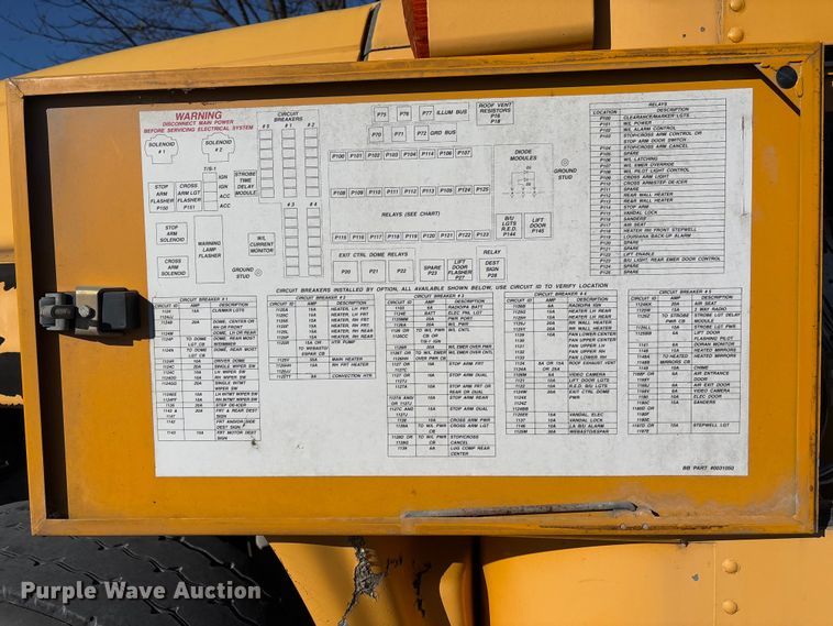 image for item FB3136 2001 Chevrolet Blue Bird school bus