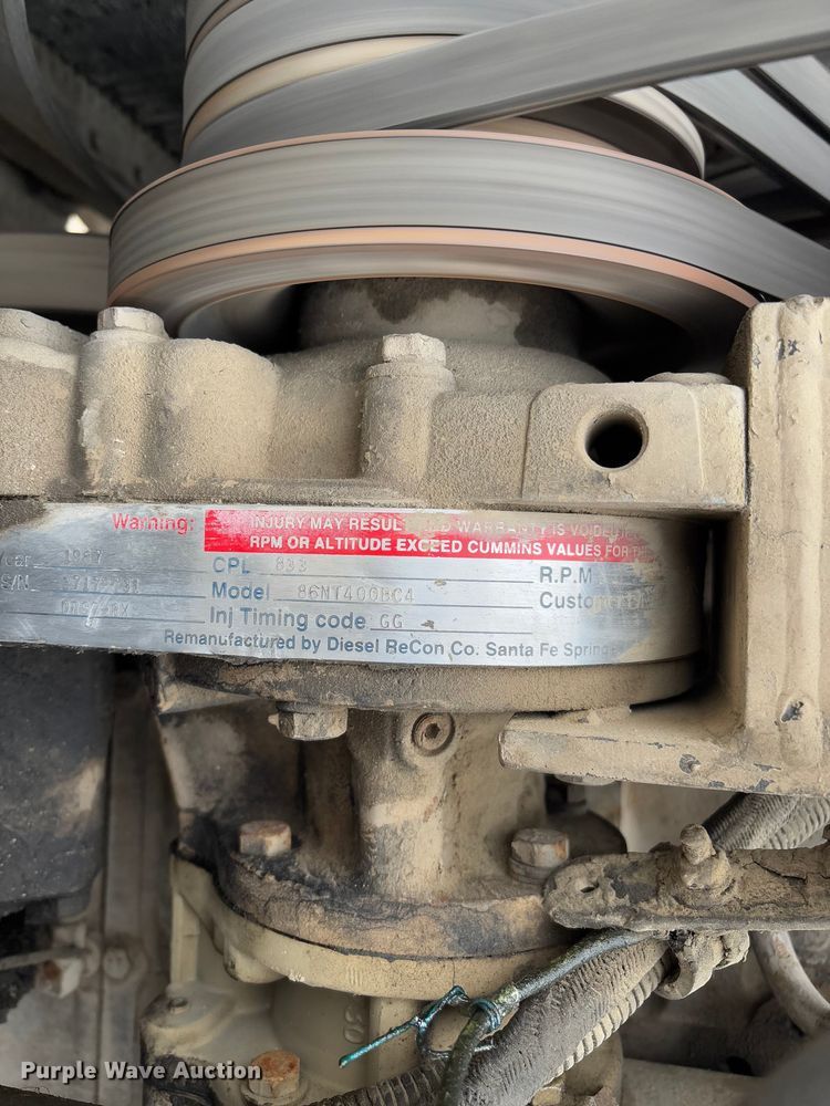 image for item FB3150 1989 Peterbilt 378 dump truck