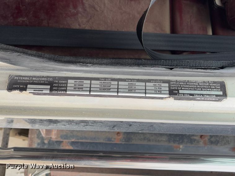 image for item FB3150 1989 Peterbilt 378 dump truck