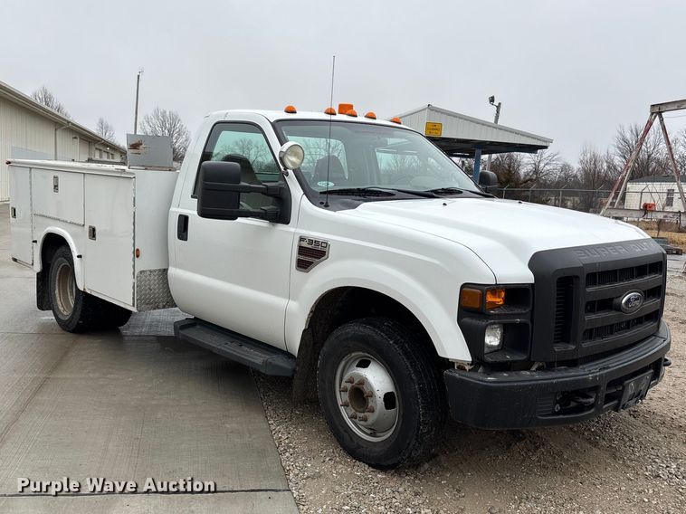 image for item FB3540 2008 Ford F350 utility bed pickup truck