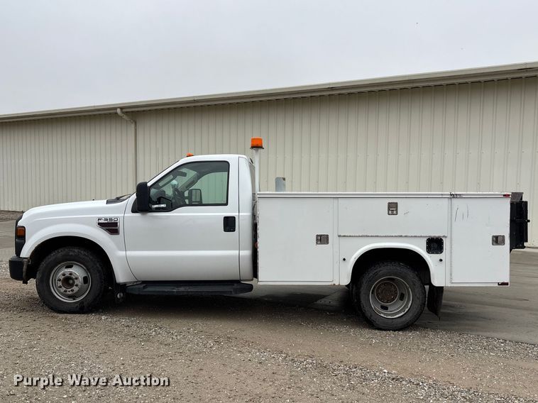 image for item FB3540 2008 Ford F350 utility bed pickup truck