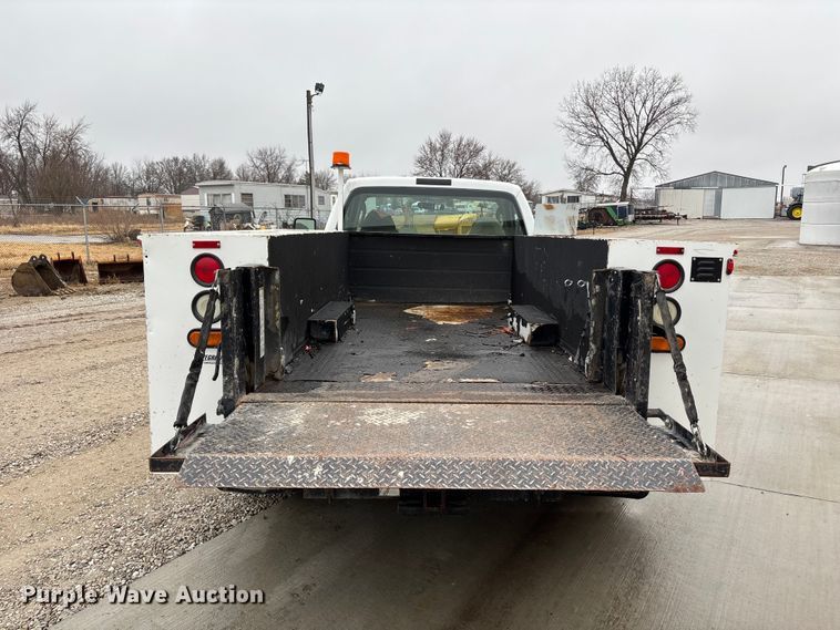 image for item FB3540 2008 Ford F350 utility bed pickup truck