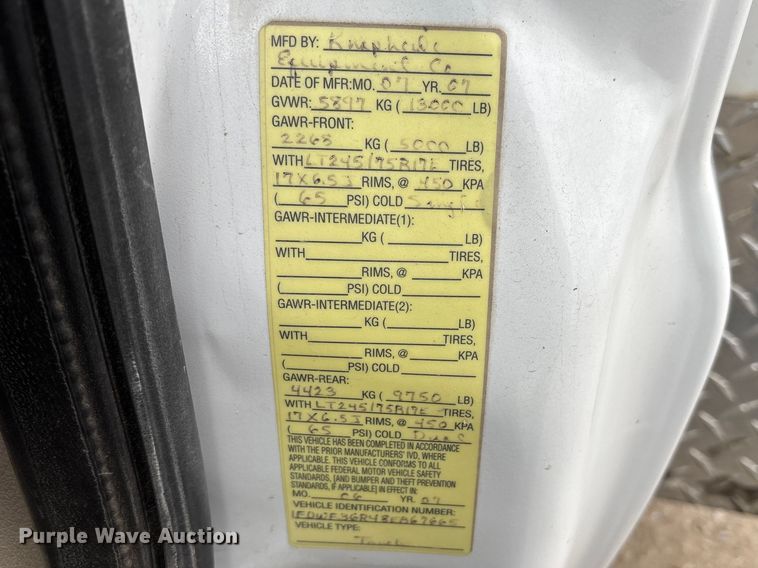 image for item FB3540 2008 Ford F350 utility bed pickup truck