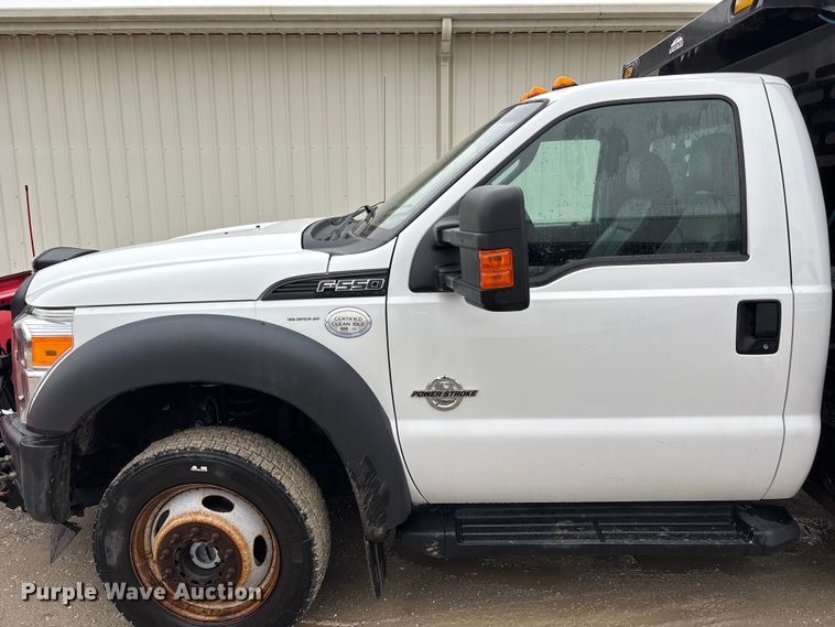 image for item FB3541 2016 Ford F550 dump truck