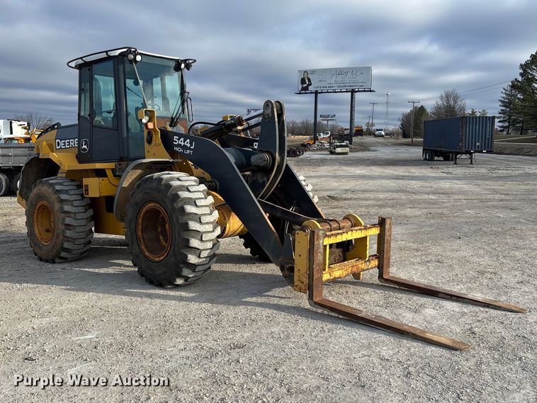image for item FC1625 2006 John Deere 544J High Lift wheel loader