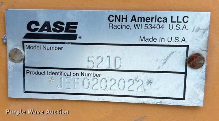 image for item FC1626 2008 Case 521D wheel loader