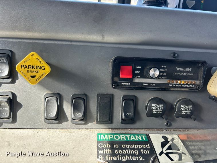 image for item FC5063 2000 American Lafrance Eagle ladder fire truck