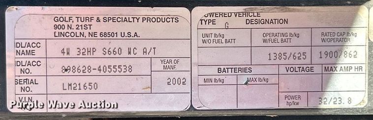 image for item FC5081 Cushman Turf-Truckster utility vehicle