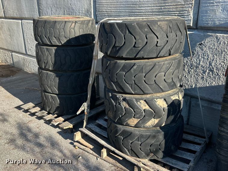 image for item FC5087 (8) Bobcat 12-16.5 tires and wheels