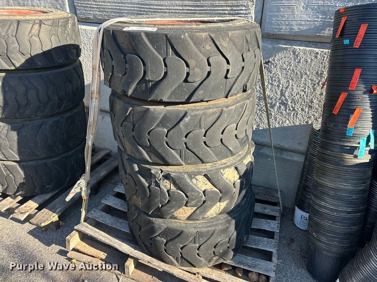 image for item FC5087 (8) Bobcat 12-16.5 tires and wheels