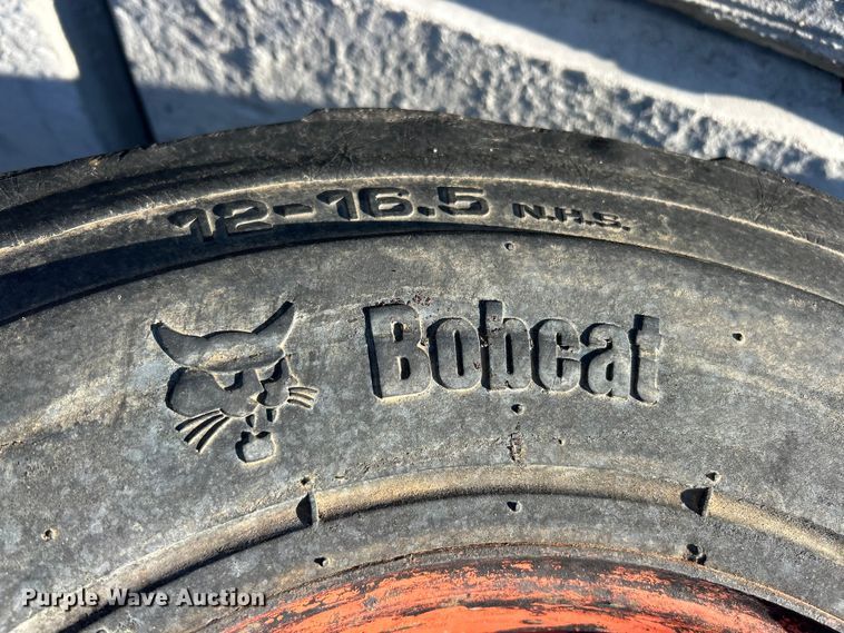 image for item FC5087 (8) Bobcat 12-16.5 tires and wheels