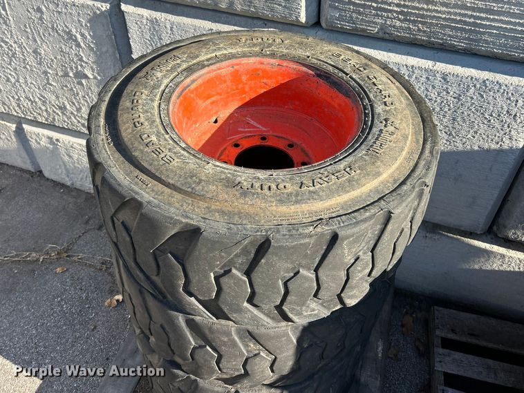 image for item FC5087 (8) Bobcat 12-16.5 tires and wheels