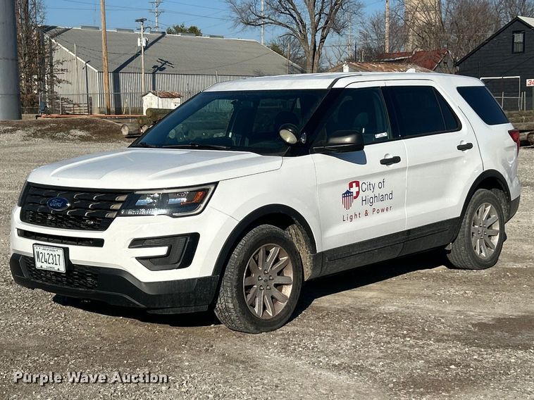 image for item FC5093 2017 Ford Explorer Police Interceptor SUV