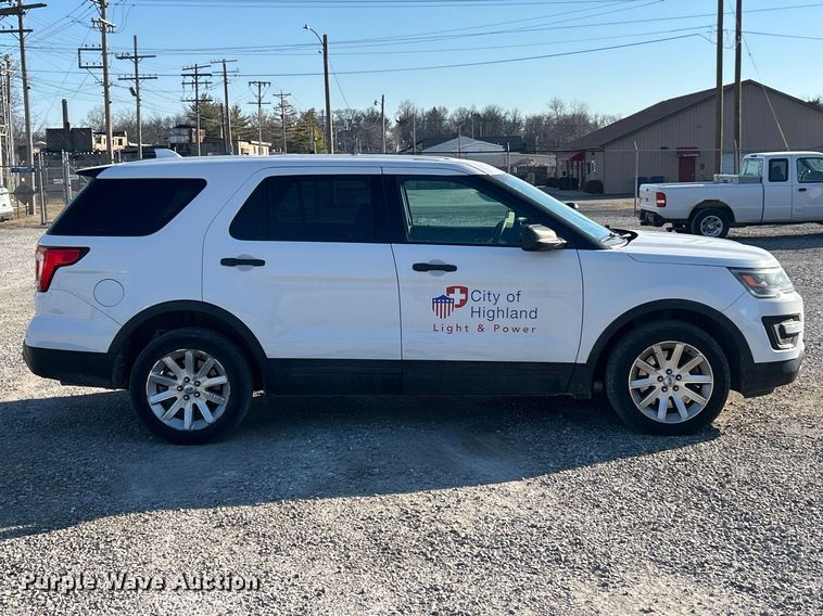 image for item FC5093 2017 Ford Explorer Police Interceptor SUV