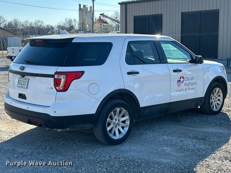 image for item FC5093 2017 Ford Explorer Police Interceptor SUV