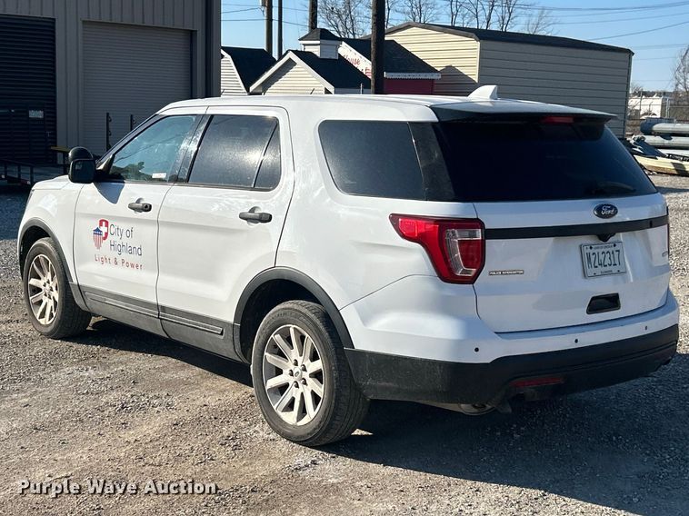 image for item FC5093 2017 Ford Explorer Police Interceptor SUV