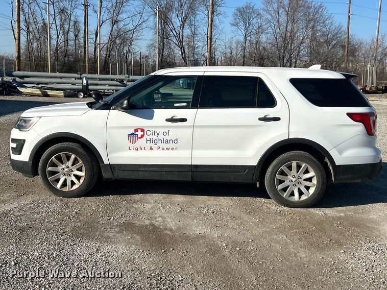 image for item FC5093 2017 Ford Explorer Police Interceptor SUV