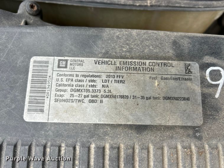 image for item FC5114 2013 Chevrolet Tahoe SUV