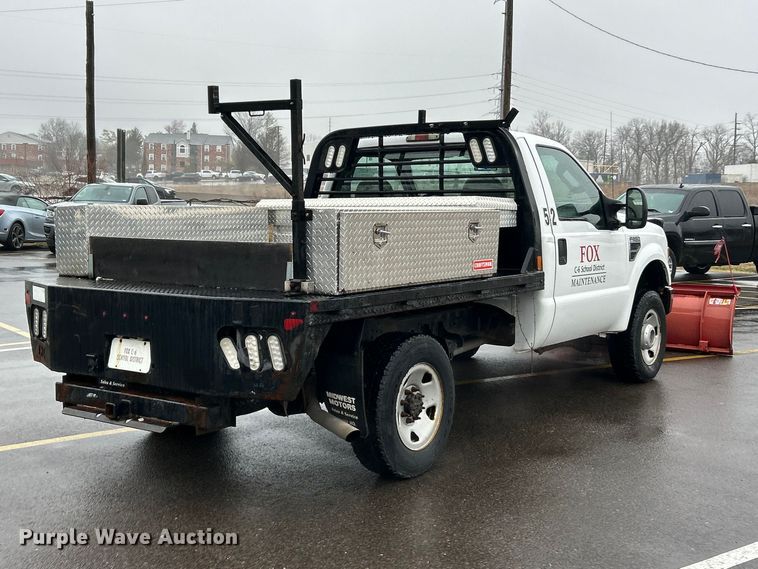 image for item FC5118 2008 Ford F250  Super Duty flatbed pickup truck