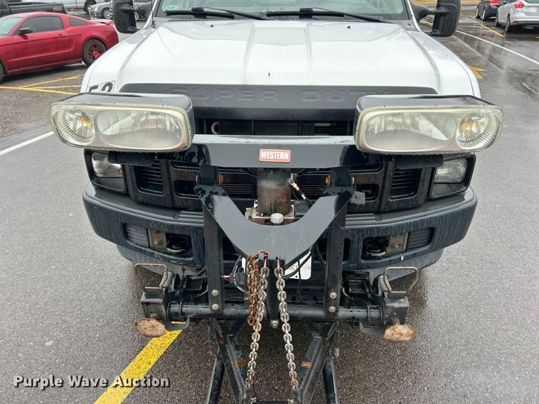 image for item FC5118 2008 Ford F250  Super Duty flatbed pickup truck