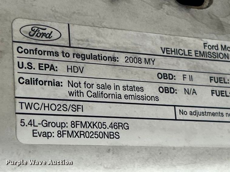 image for item FC5119 2008 Ford F250 Super Duty utility bed pickup truck