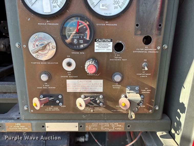 image for item FG0109 1990 Oshkosh pumper fire truck