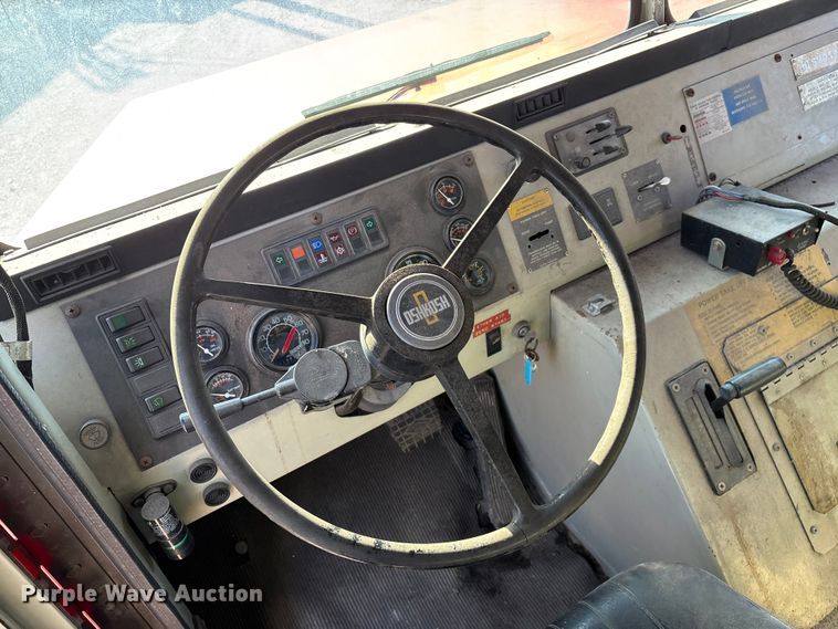 image for item FG0109 1990 Oshkosh pumper fire truck