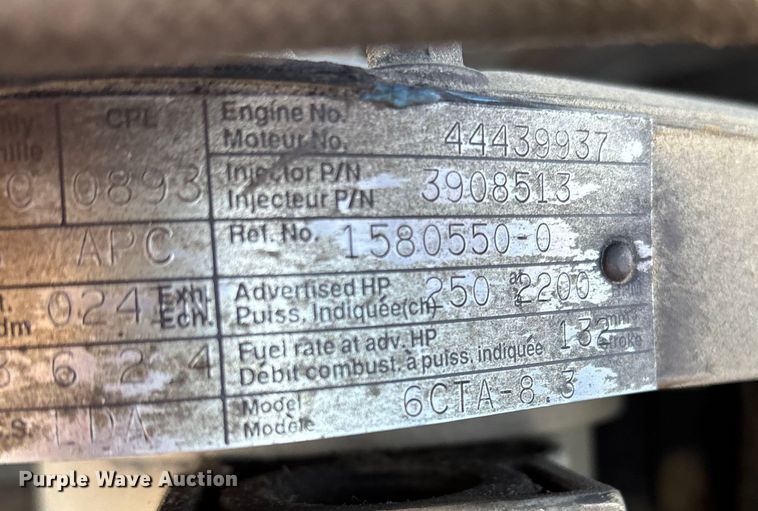 image for item FG0109 1990 Oshkosh pumper fire truck