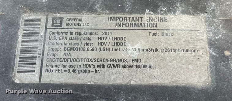 image for item FG0110 2011 Chevrolet Express 4500 ambulance