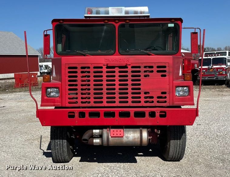 image for item FG0111 1990 Oshkosh pumper fire truck