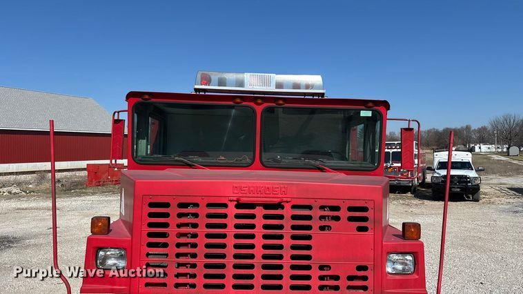 image for item FG0111 1990 Oshkosh pumper fire truck