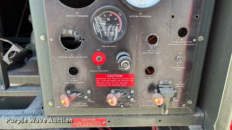 image for item FG0111 1990 Oshkosh pumper fire truck