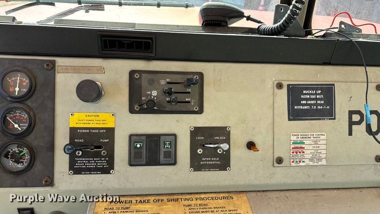 image for item FG0111 1990 Oshkosh pumper fire truck