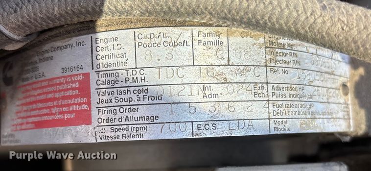 image for item FG0111 1990 Oshkosh pumper fire truck