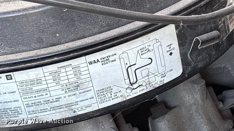 image for item FG0112 1985 Chevrolet CD-30903 flatbed pickup truck