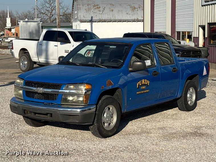image for item FG0113 2007 Chevrolet Colorado Crew Cab pickup truck