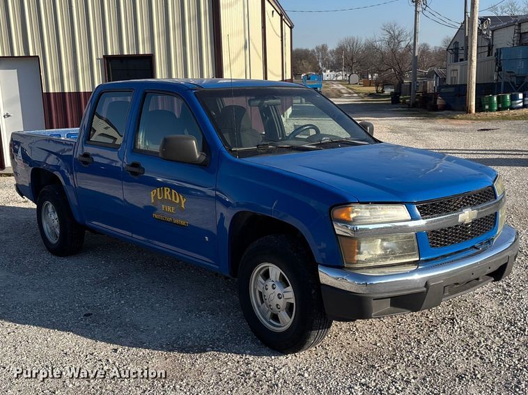 image for item FG0113 2007 Chevrolet Colorado Crew Cab pickup truck