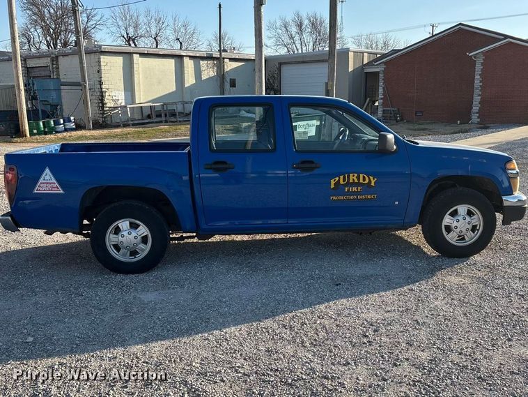 image for item FG0113 2007 Chevrolet Colorado Crew Cab pickup truck