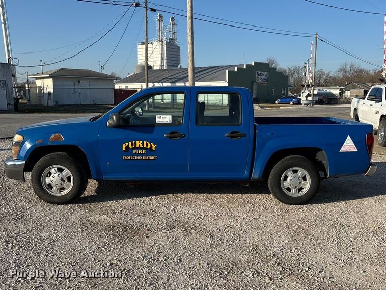 image for item FG0113 2007 Chevrolet Colorado Crew Cab pickup truck
