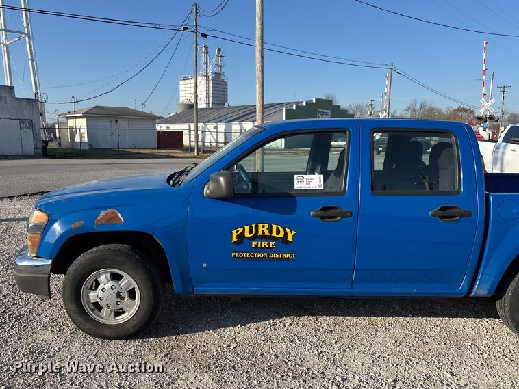 image for item FG0113 2007 Chevrolet Colorado Crew Cab pickup truck