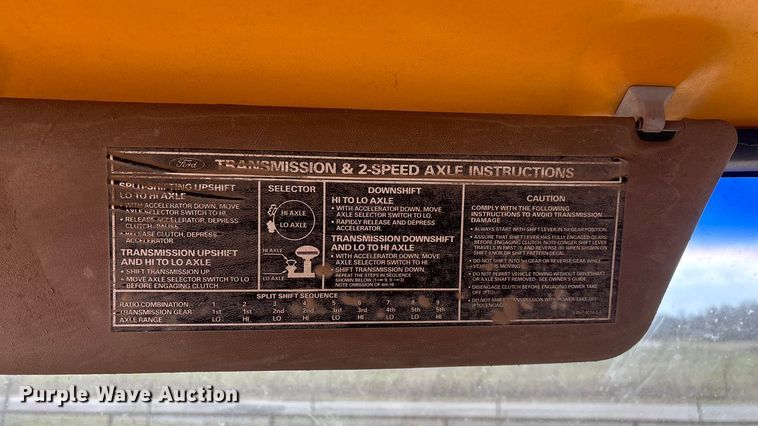 image for item FG0128 1988 Ford F800 dump truck