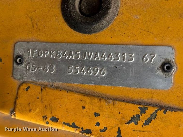 image for item FG0128 1988 Ford F800 dump truck