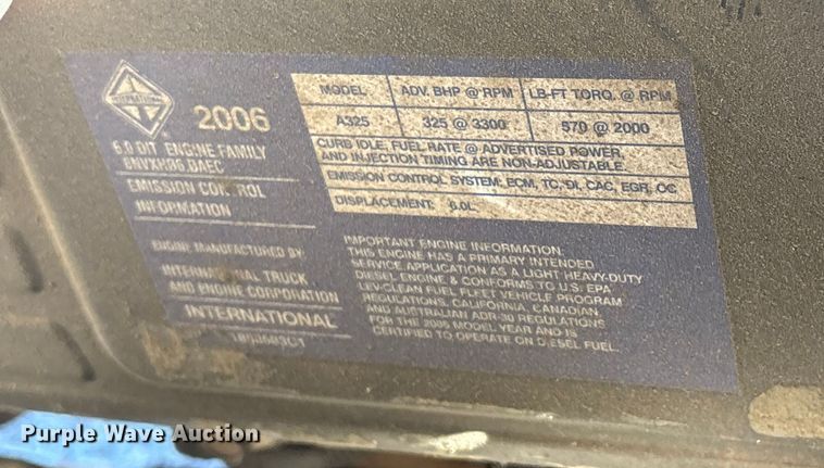 image for item FG2696 2007 Ford F550 Super Duty XL flatbed truck