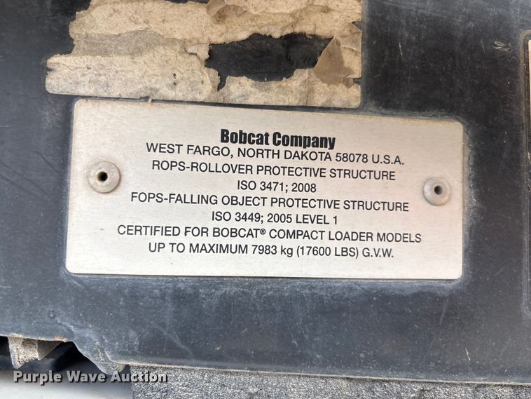 image for item FG2725 2012 Bobcat T770 tracked skid steer loader