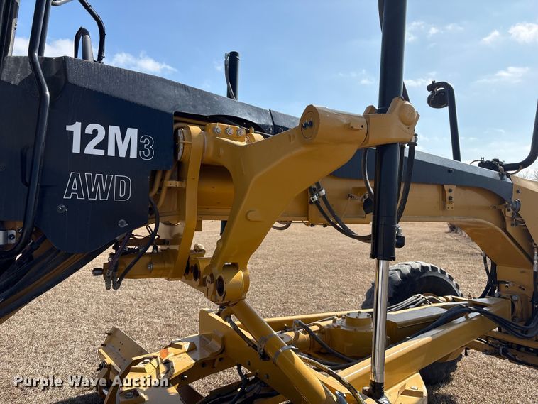 image for item FG2726 2018 Caterpillar 12M3 AWD motor grader