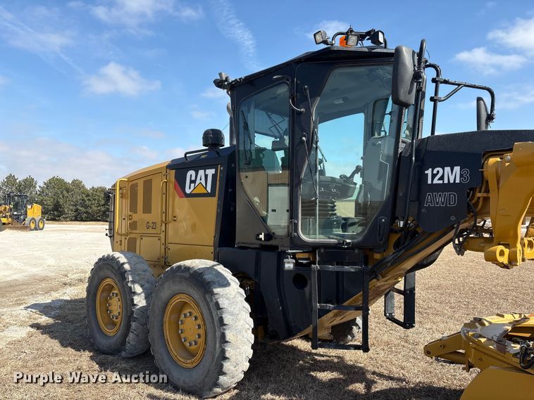 image for item FG2726 2018 Caterpillar 12M3 AWD motor grader