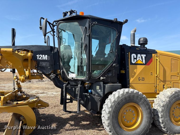 image for item FG2726 2018 Caterpillar 12M3 AWD motor grader