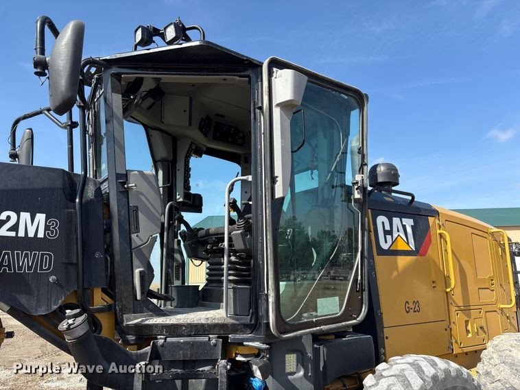 image for item FG2726 2018 Caterpillar 12M3 AWD motor grader