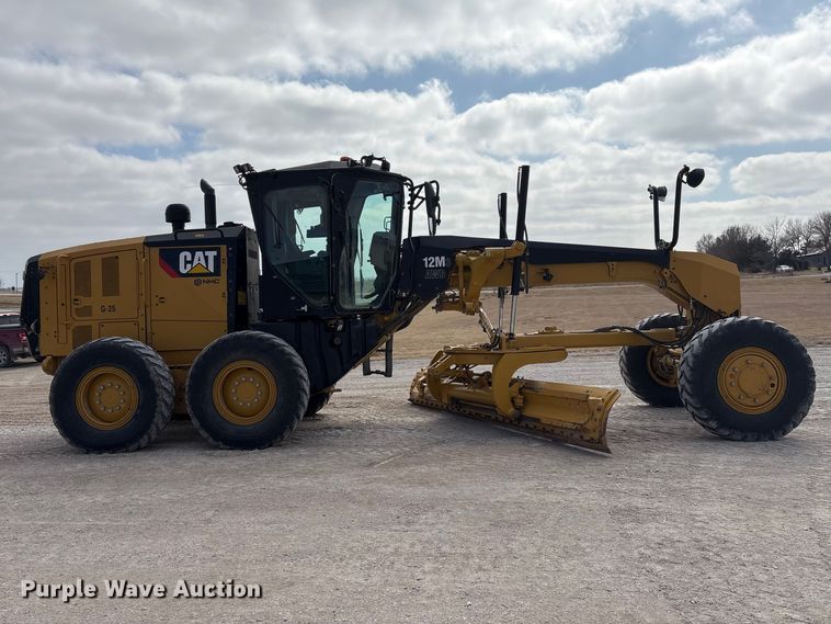 image for item FG2727 2018 Caterpillar 12M3 AWD motor grader